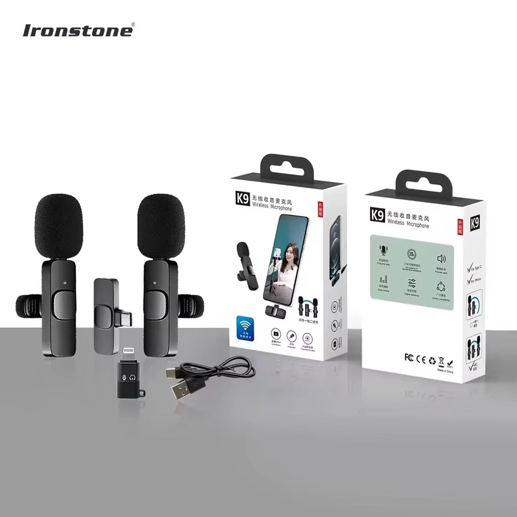 Microphone sans fil pour smartphone – Son clair, liberté totale !