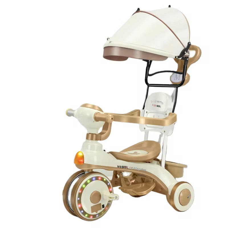 Tricycle évolutif pour enfant avec auvent 🌸 1 à 4 ans